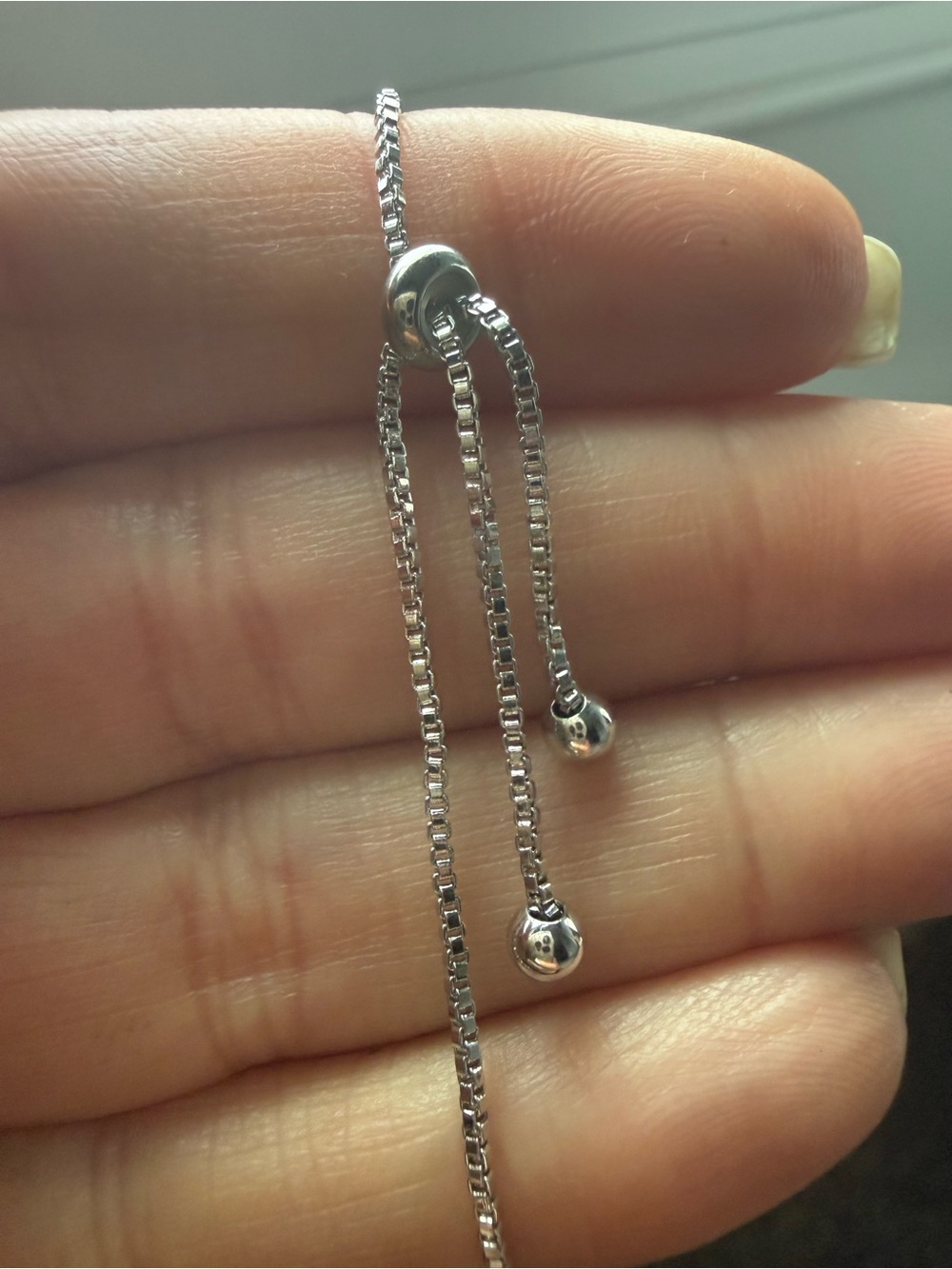 NEW! 14k White Gold Plated with Turquoise Crystal Disc Bracelet - Women Jewelry - Picture 5 of 6